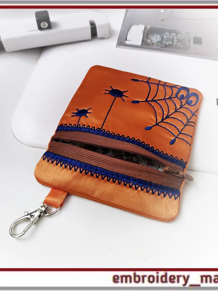 In The Hoop Design cardholder case wallet ITH from Embroidery Manavi 05