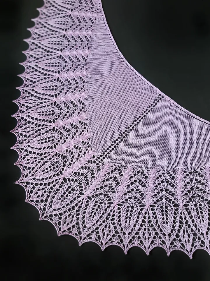 Fichu Knitting Pattern Bekhar Shawl