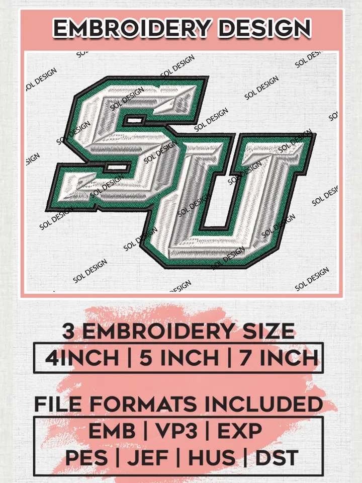 SU Hatters College Football Team Logo embroidery designs, NCAA Stetson Hatters Logo Machine embroidery files, NCAA Team Logo embroidery designs, NCAA Game Day Machine embroidery designs, Digital Download