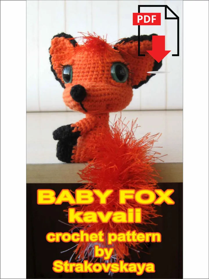 TUTORIAL: Kawaii style Baby Fox cuties crochet pattern*