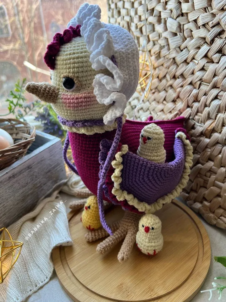 PDF Crochet Easter Chicken and Chicks Pattern, Amigurumi Chick Pattern, Crochet Easter Pattern, Crochet Chick, Amigurumi animal Crochet bird