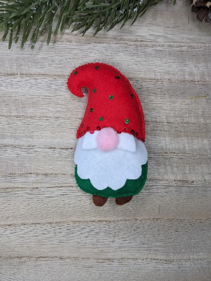 Holiday Gnomes, Felt Christmas Tree Decorations, Scandinavian Gnome, Christmas Gnomes, Swedish Gnome, Set 3 toy