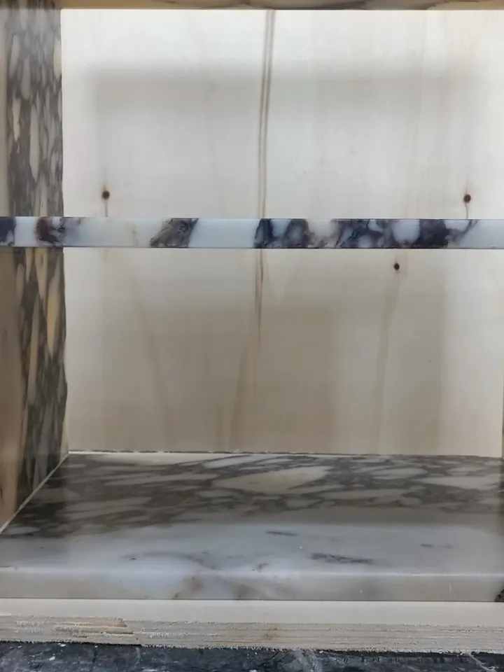 Calacatta Viola Marble side table, end table, italian marble 100% handmade, coffe table, real stone