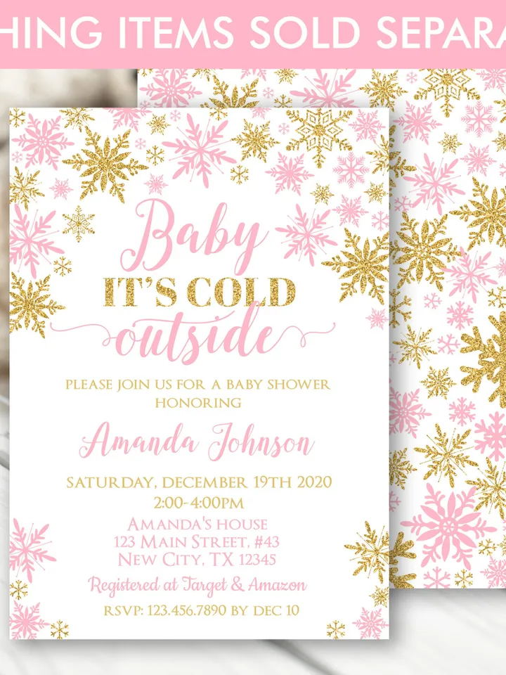 Diaper Raffle Ticket, Books for baby card, Snowflake Baby Shower, Winter Wonderland Baby Shower, Instant Download Editable