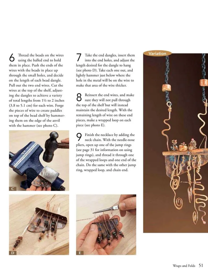 Wrap, Stitch, Fold & Rivet: Making Designer Metal Jewelry