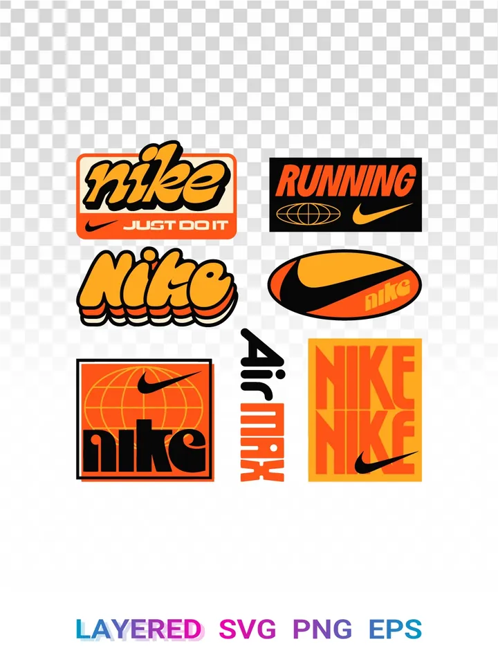 Nike SVG PNG Bundle, Nike Logo Just Do It Cricut Pack