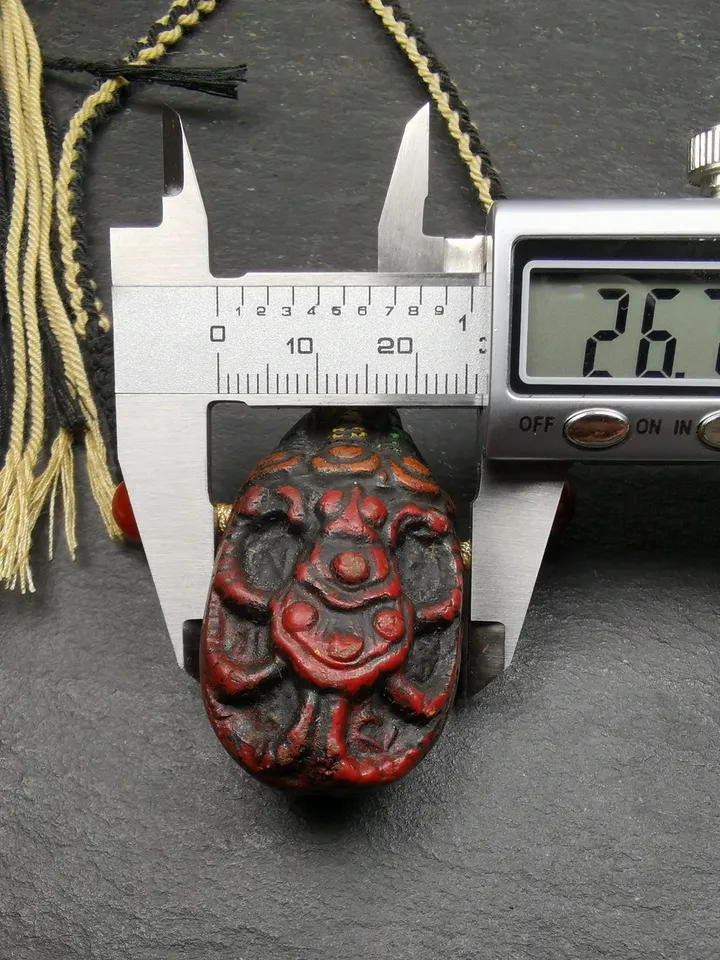 Gandhanra Old Tibetan Tsa Tsa Amulet, Scorpion Guru of Padmasambhava, Scorpion Terma Amulet of Wrathful Kila Transmission