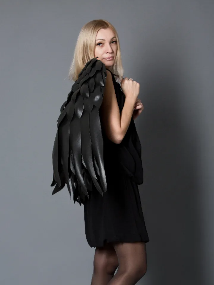 Black Angel wings costume-Cosplay wigs-Wedding sexy wings-Victoria secret wings-Valentine's Day-DIY wings