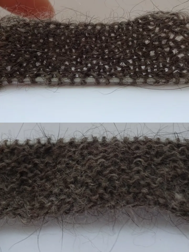 YARN Winter's Tale, 100% Goat Down, for hand knitting ECO, unique natural