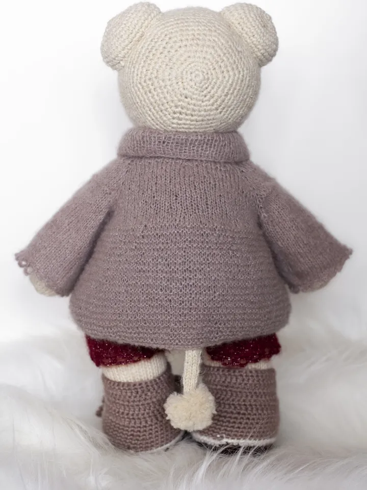 Amigurumi Lion, Doll clothes, Crochet animal lion, Handmade stuffed toy, Mohair toy, Wool babys toy, Organic toy