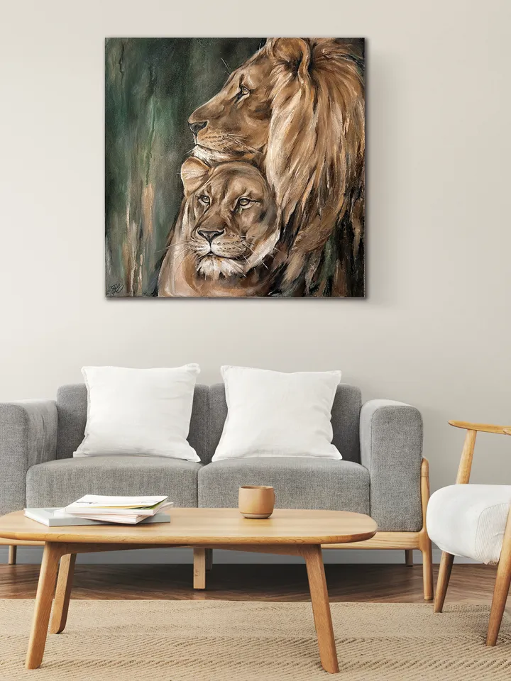 Lion and lioness