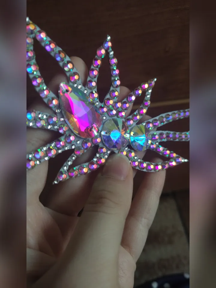 bun crown for rhythmic gymnastics