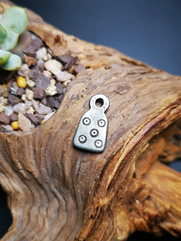 Gandhanra Handmade  Mala Counter Pendant, Cold Iron Vajra Pendant,Prayer Beads Accessories