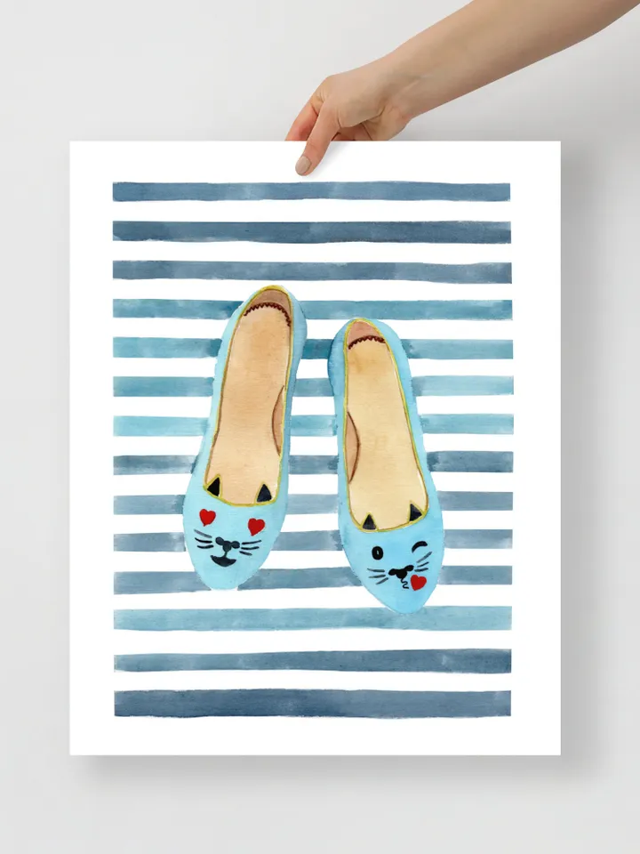 Shoes Print, Fashion Wall Art, Modern Wall Art, Girls Room Decor, Shoes Illustration, Dressing Room Decor, Girls Room Wall Art, Girls Print