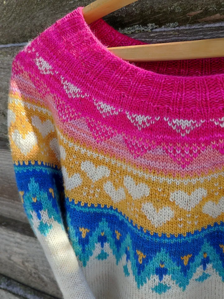 Wool sweater "Good mood"