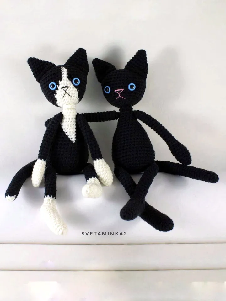 Crochet Cat Pattern. Amigurumi Cat Pattern. Cute Amigurumi Stuffed Toy. Digital Download. PDF.