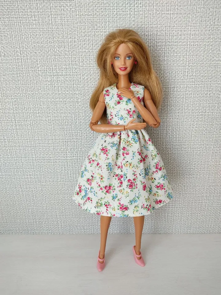 Barbie dress pattern.