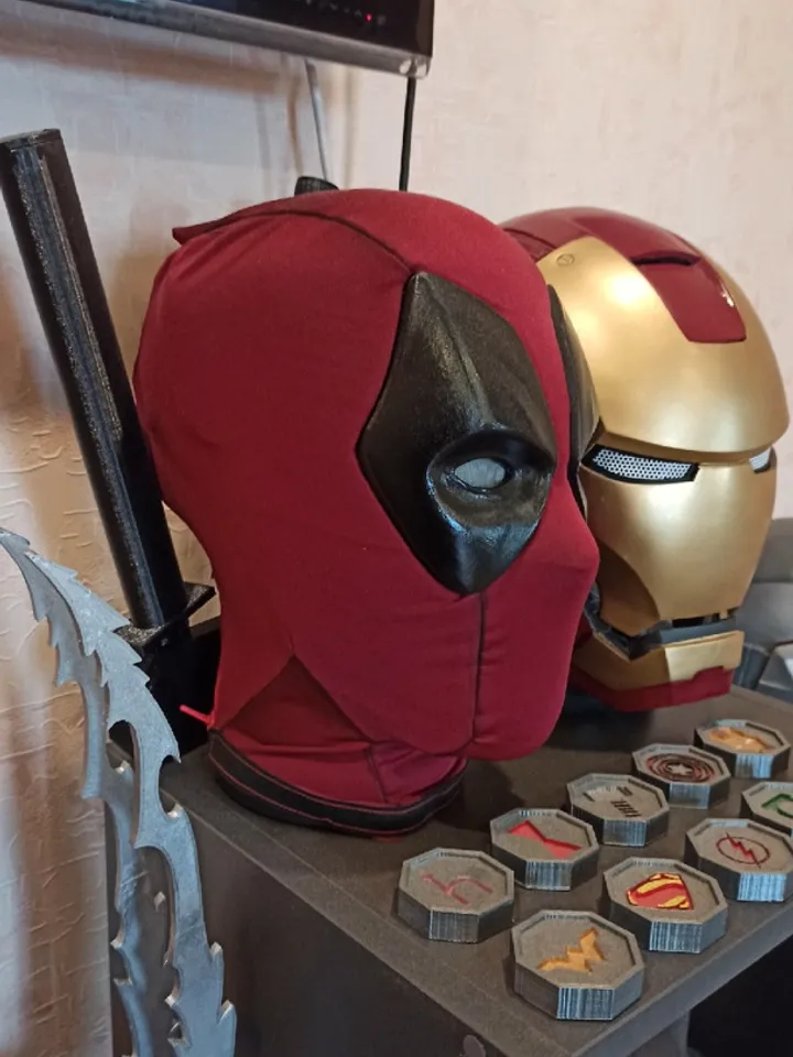 Deadpool mask cosplay marvel version 2