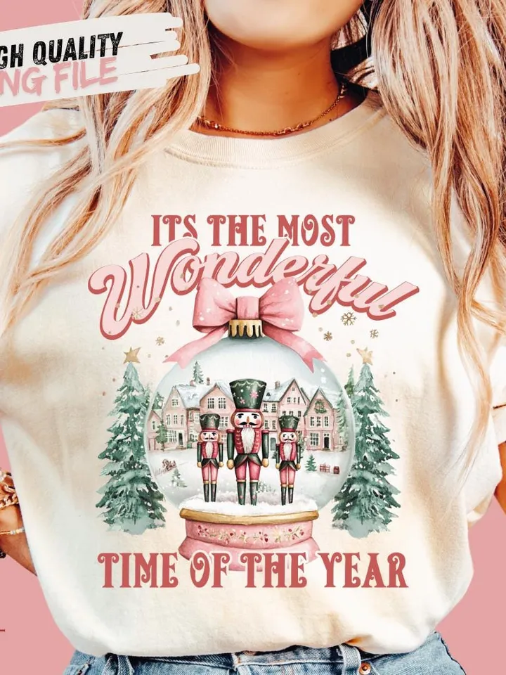 Nutcracker Friends Snow Globe PNG, Pink Christmas PNG, Coquette png, Pink bow png, Pink Christmas PNG sublimation, Coquette Christmas png