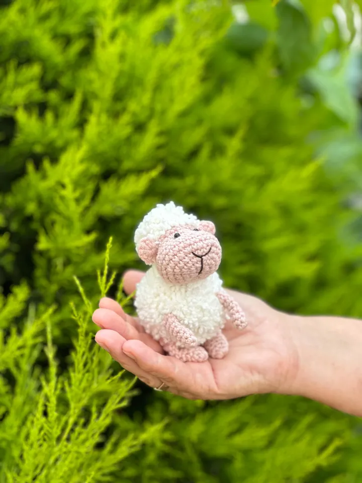 PDF Lamb Crochet Simple Pattern, Crochet Toy Tutorial, Crochet Animal Pattern Sheep