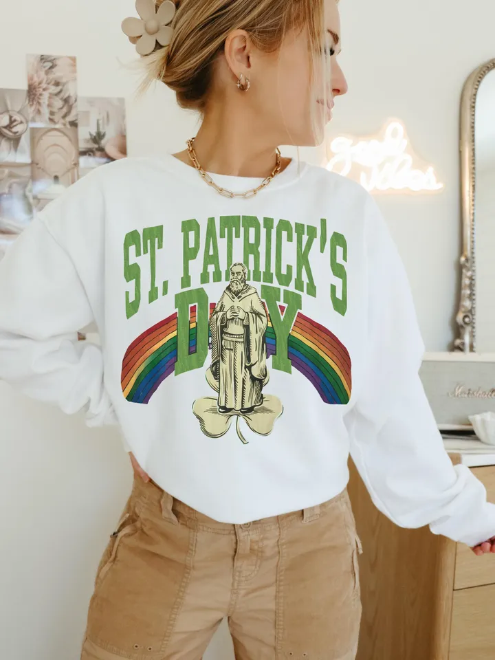 College St Patricks Day Png, Christian Patrick Png, Retro St Patricks Day Png, Lucky Shamrock Png, Bible Verse Png, Irish Png, Religious