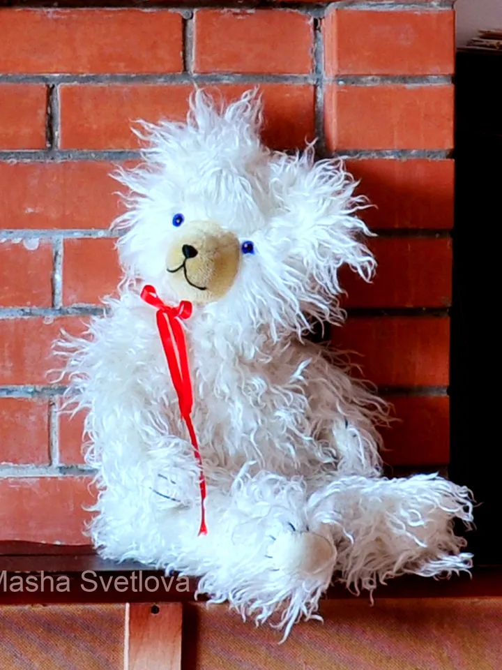 PDF Antique Style Teddy Bear Sewing  E-Pattern 24 inch (61cm)/ pattern for long pile bear, hump, hunchback/classic bear