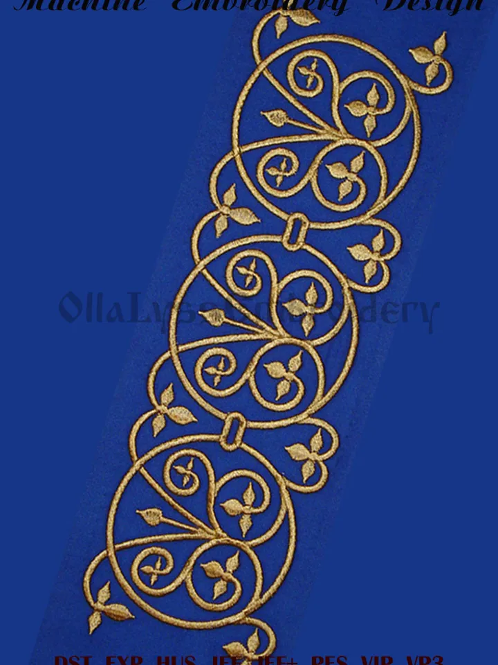 Byzantine endless border 2 set of designs