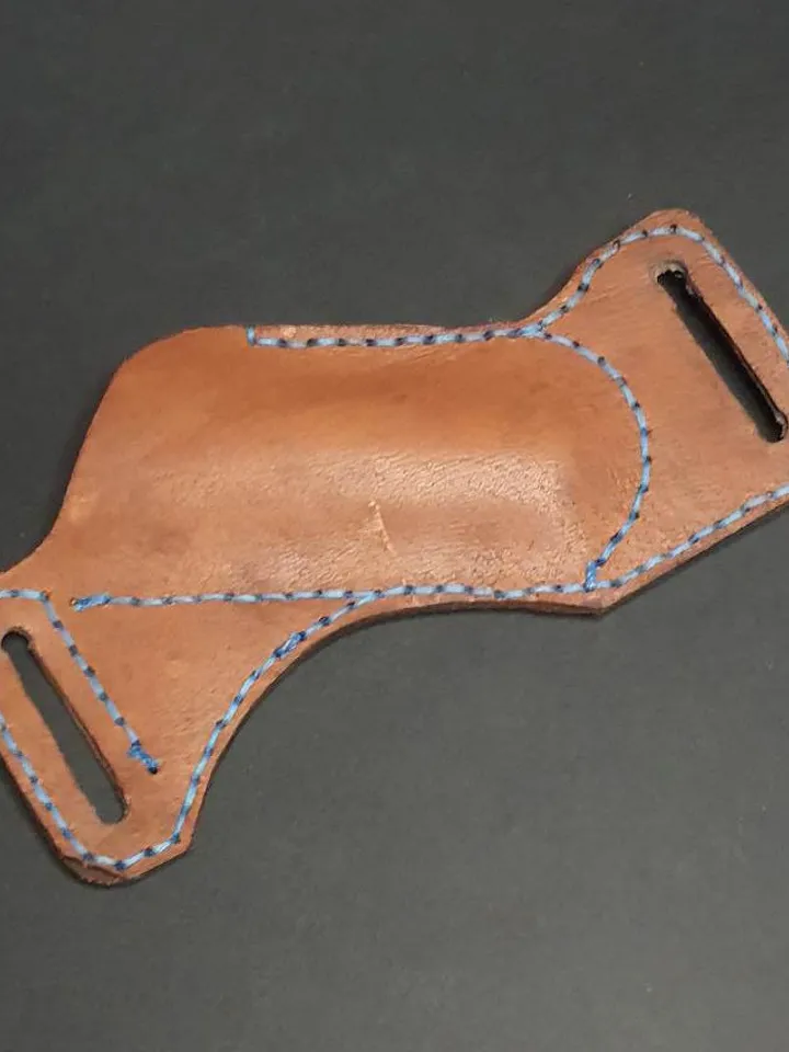 Folding Knife Leather Sheath Organizer EDC Tools fast&easy, pdf pattern sheath, knife sheath, victorinnox, openil, buck, Swiss Army