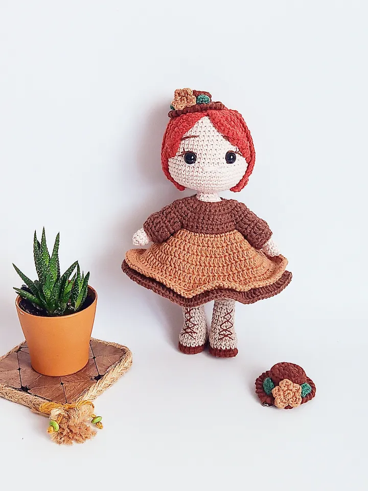 Handmade Crochet Doll, Customizable Amigurumi Stuffed Toy, Personalized Plush Doll, Unique Gift for Kids