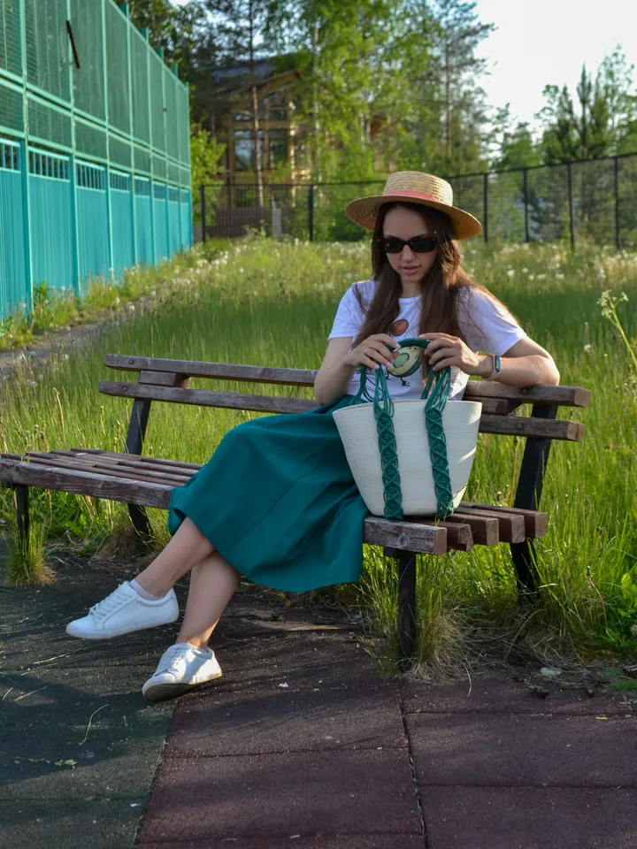 Macrame Summer Tote Bag - Womens Essential for Beach and Everyday Use
