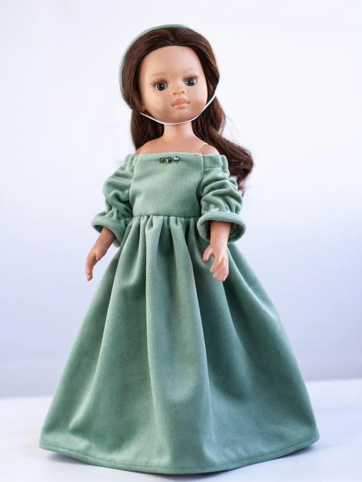 Paola Reina doll dress, Dianna Effner Little Darling clothes, 13 inch doll dress waist 13 - 14,5 cm