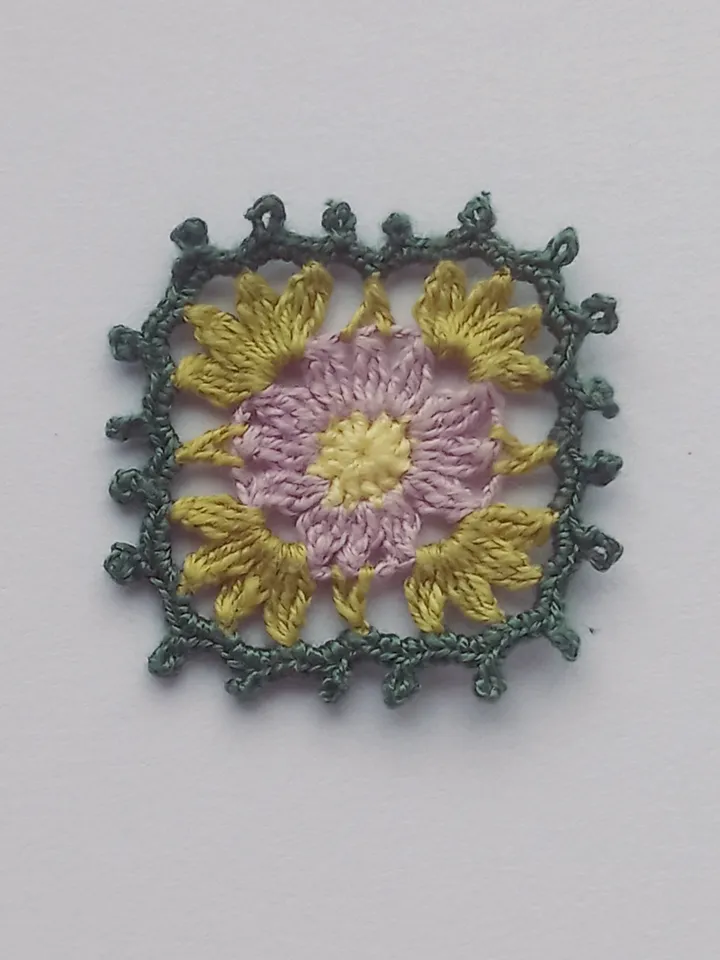 Miniature Square Doily