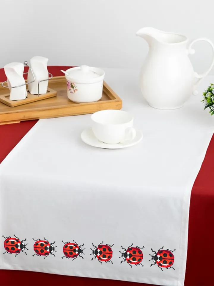 Small ladybug cross stitch pattern PDF instant download Beginner cross stitch chart, Ladybird pattern digital PDF, Insect cross stitch #K43