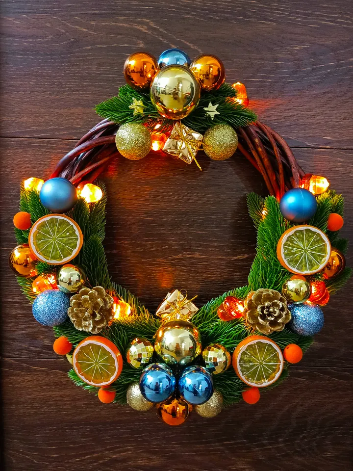 Handmade Christmas wreath