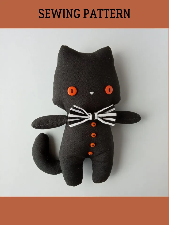 Halloween Cat Sewing Pattern