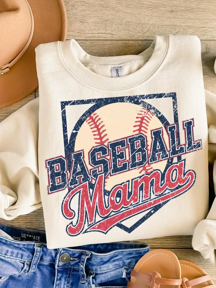 Baseball Mama PNG baseball mom Png baseball season Png Retro baseball shirt Vintage design Baseball Game Day Baseball SUBLIMATION ORIGINAL