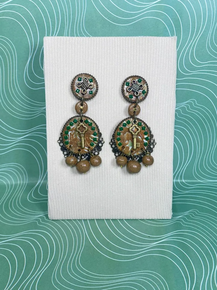 Handmade earrings. Handmade jewelry.