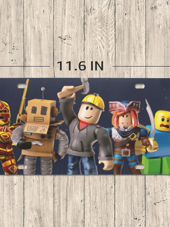Roblox License Plate