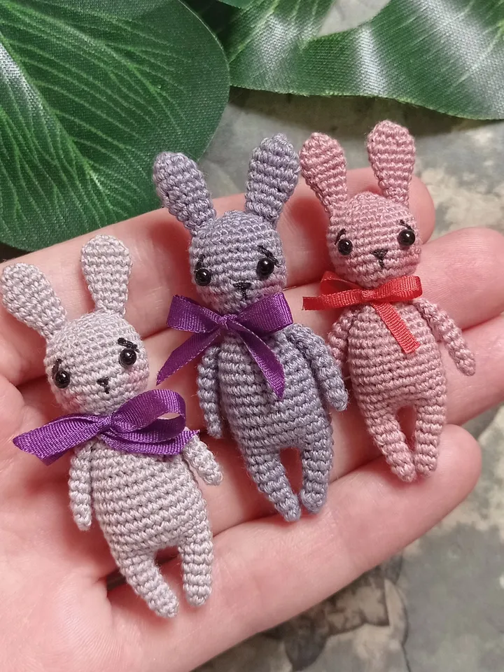 Crochet bunny toy pattern. English Pattern. Little bunny toy pattern. DIY cute bunny. Crochet rabbit pattern