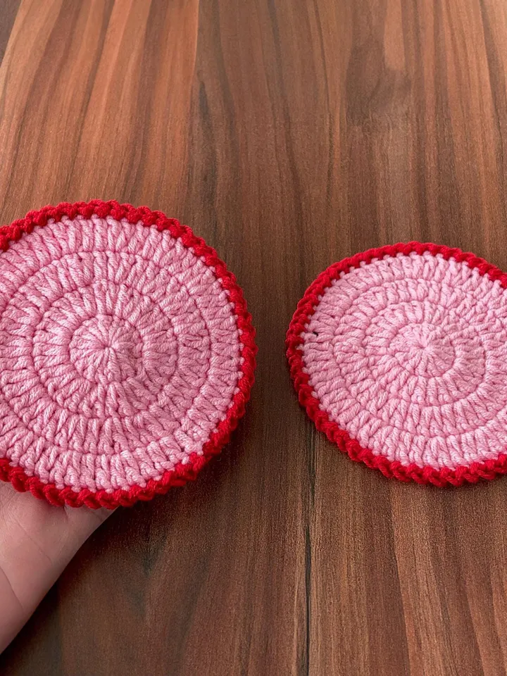Modern Crochet Coaster Pattern, Unique DIY Cotton Round Coaster Tutorial, Perfect Handmade Table Decor Gift for Beginners