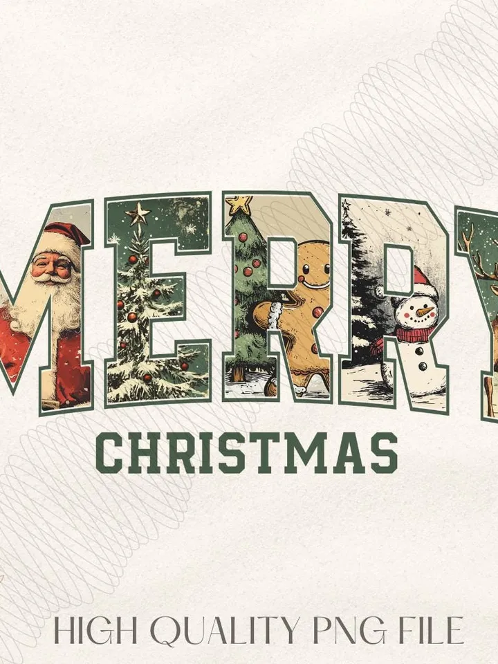 Retro Christmas PNG, Christmas Shirt PNG, Vintage Christmas PNG, Santa Claus png, Christmas Sublimation, Merry Christmas png, T-shirt design