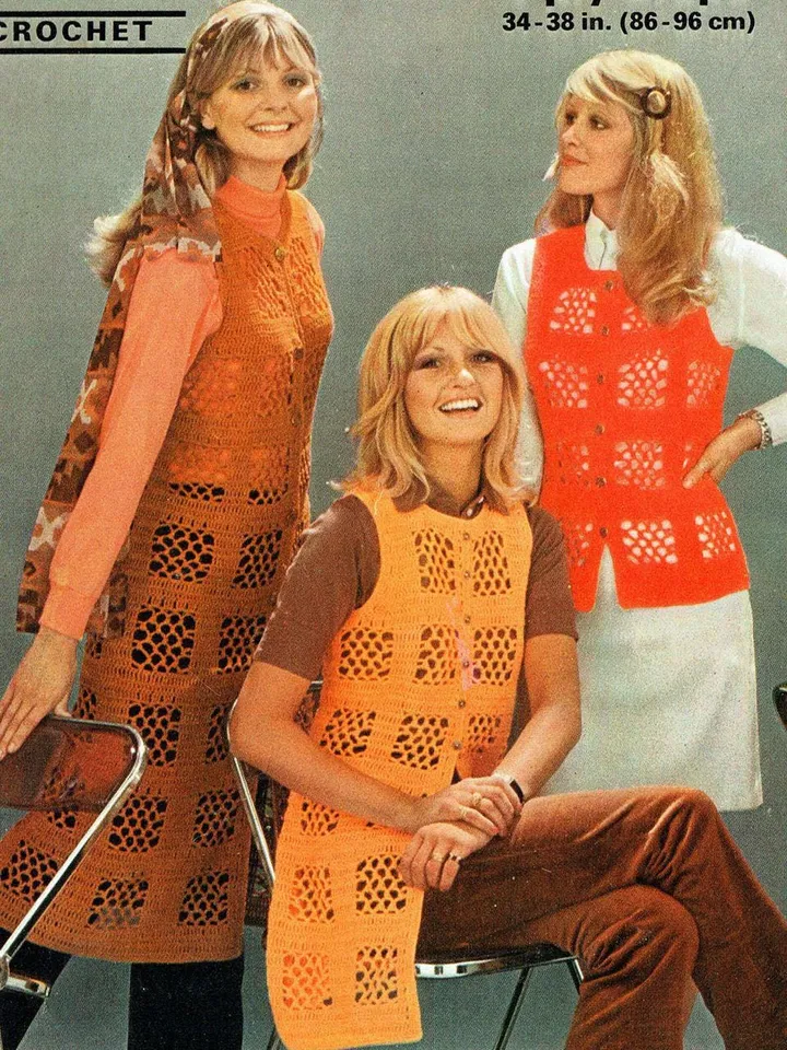 Waistcoat vest crochet pattern sleeveless cardigan long short waistcoat pattern pdf instant download