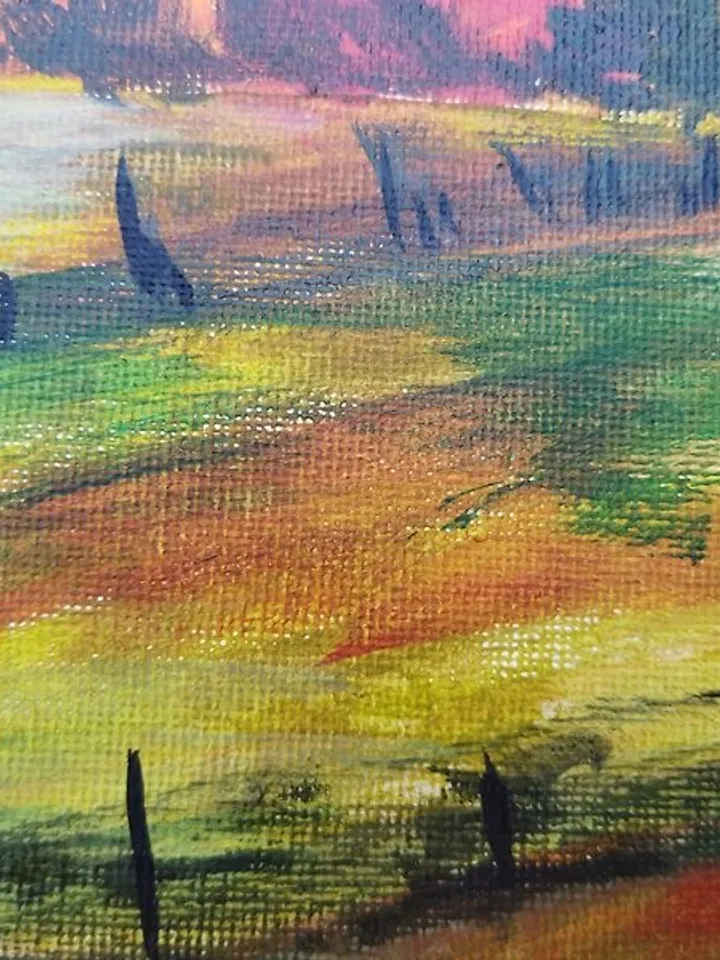 painting rustic landscape wall decoration rustic landscape impressionism