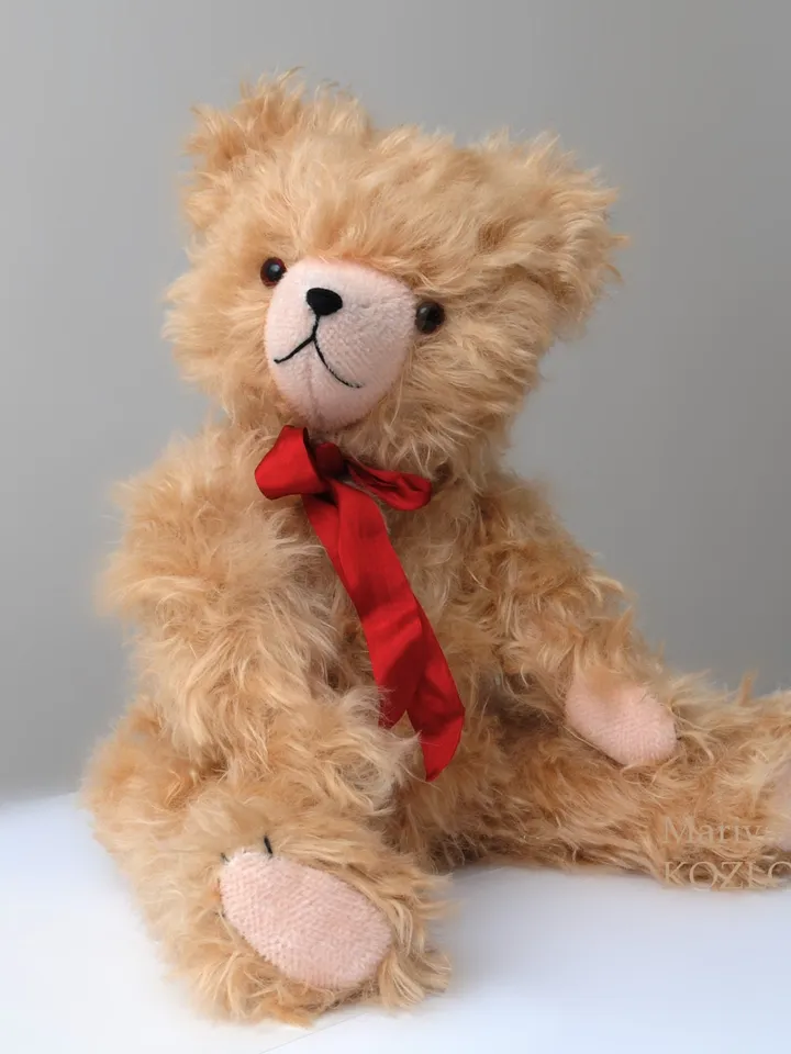 PDF Sewing Huge Antique Teddy Bear E-Pattern 21 inch (53cm) Artist design/ jointed bear pattern/classic traditional bear