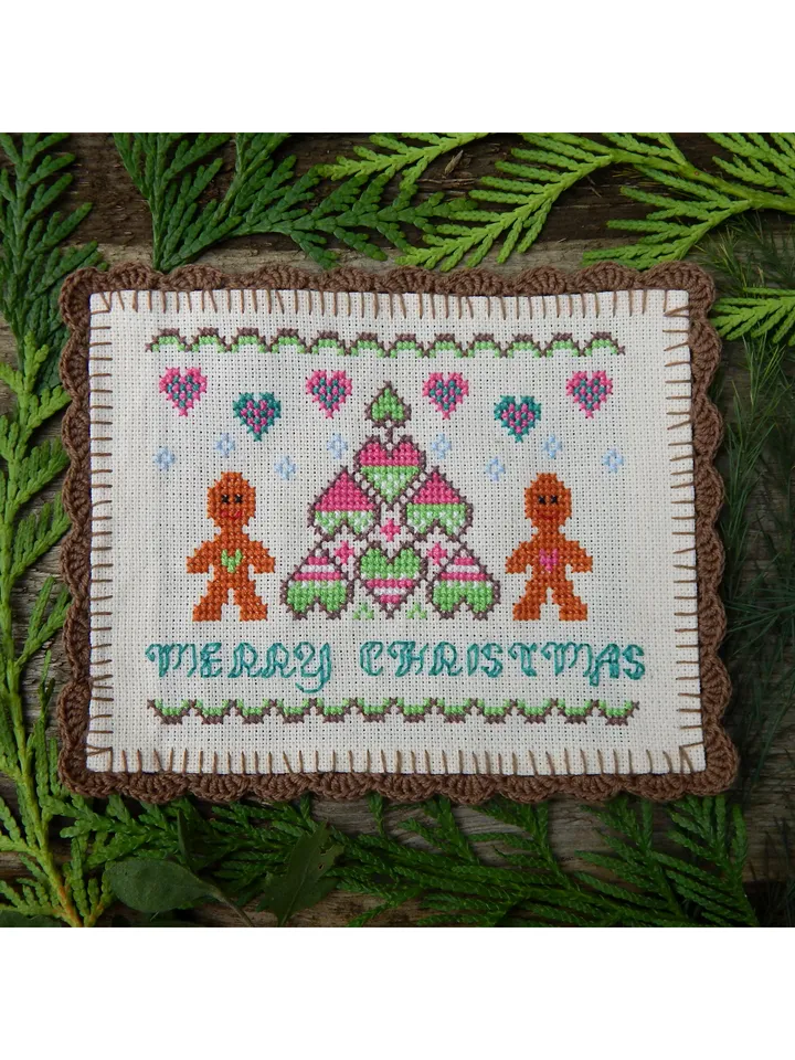Gingerbread Tree cross stitch pattern