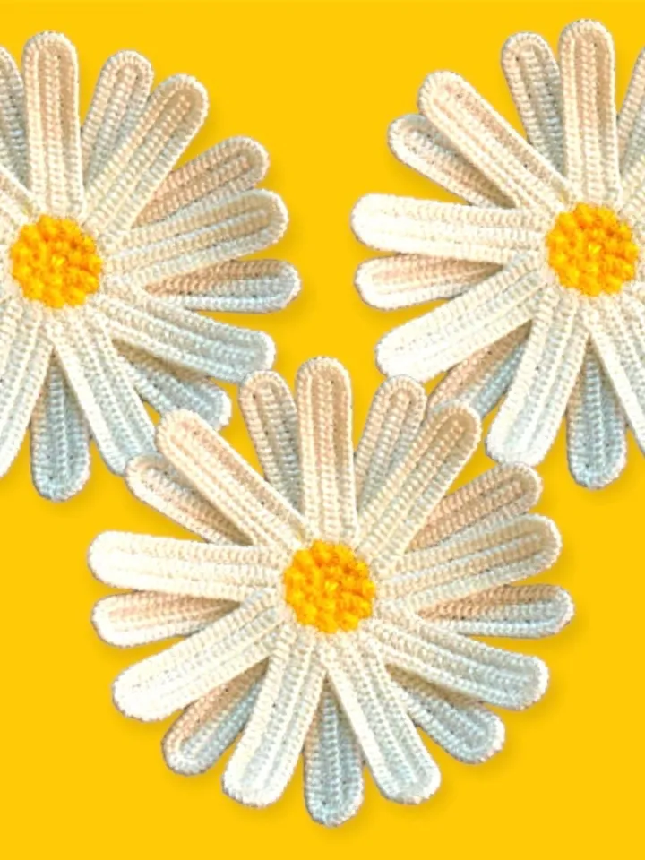 Free Standling Lace Daisy Flower Tatting Embroidery pattern digital embroidery deidgn