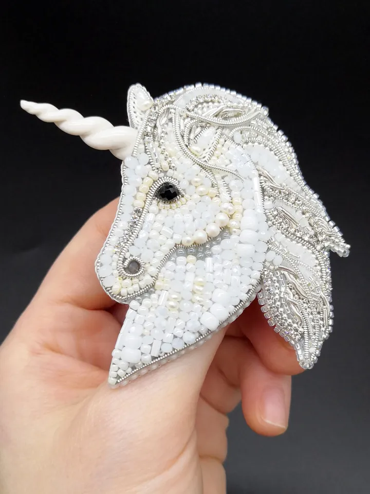 Unicorn Brooch