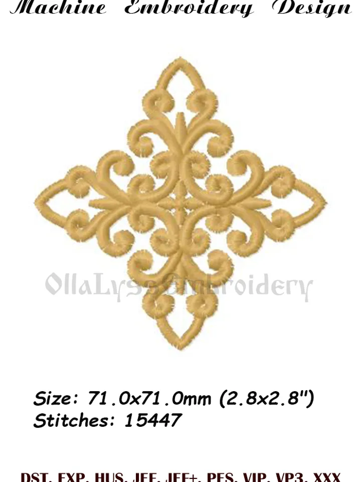 Cross 2 free embroidery design