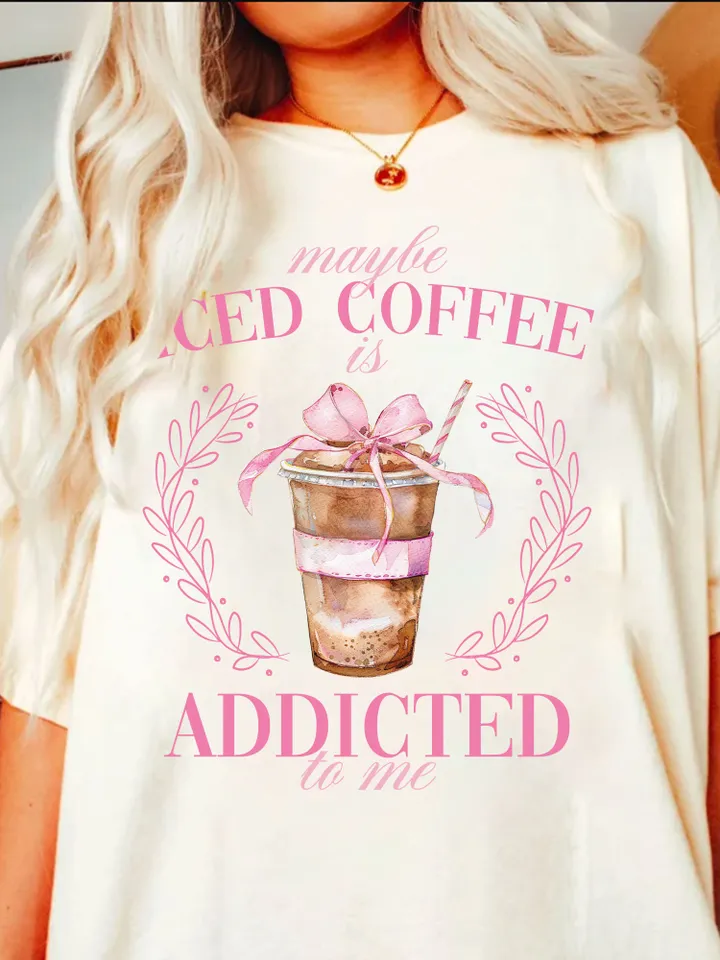 Coquette Iced Coffee PNG-Sublimation Download-Tshirt Design,Retro png,Summer png,Retro Sublimation,Coffee png,Coffee Sublimation,Trendy png