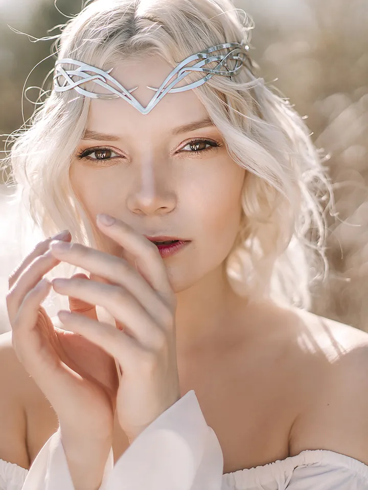 Galadriel crown - LOTR elven tiara - branches and leaves diadem - for elves and fairies